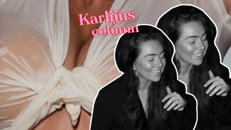 Karlin column tepels nipple bra