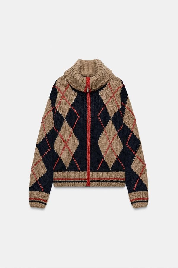 Zara CARDIGAN ARGYLE