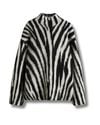 Zebraprint mohairtrui H&M
