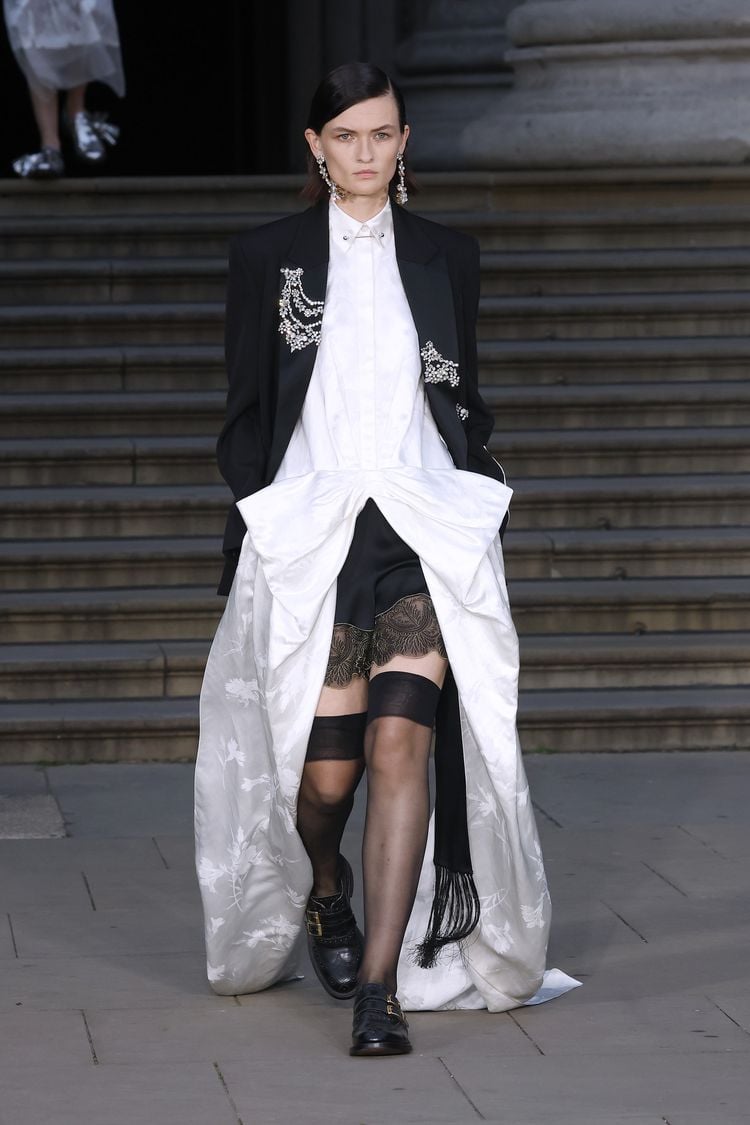 FOR EDITORIAL USE ONLY. Erdem - London Fashion Week. Ready to Wear. Spring/Summer 2025.