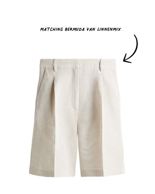 bermuda linnenmix h&m