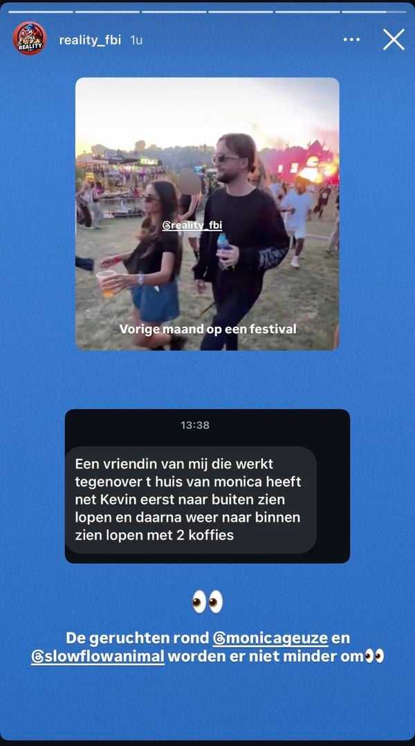 kevin monica geuze samen gespot