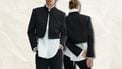 Kort jack met gevlochten details