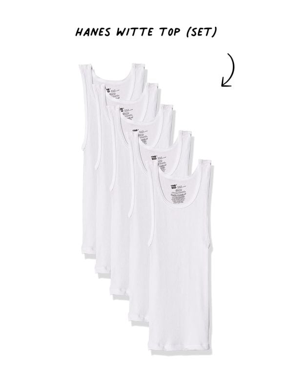 basic witte top hanes kendall jenner