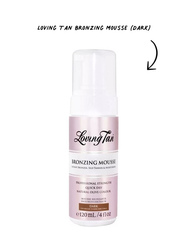zelfbruiner lichaam loving tan bronzing mousse dark