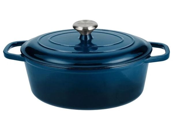 Gietijzeren pan 29cm (meerdere kleuren)