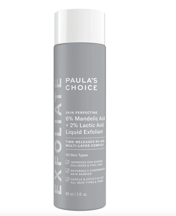 Skin Perfecting 6% Mandelic Acid + 2% Lactic Acid Liquid Exfoliant paula's choice