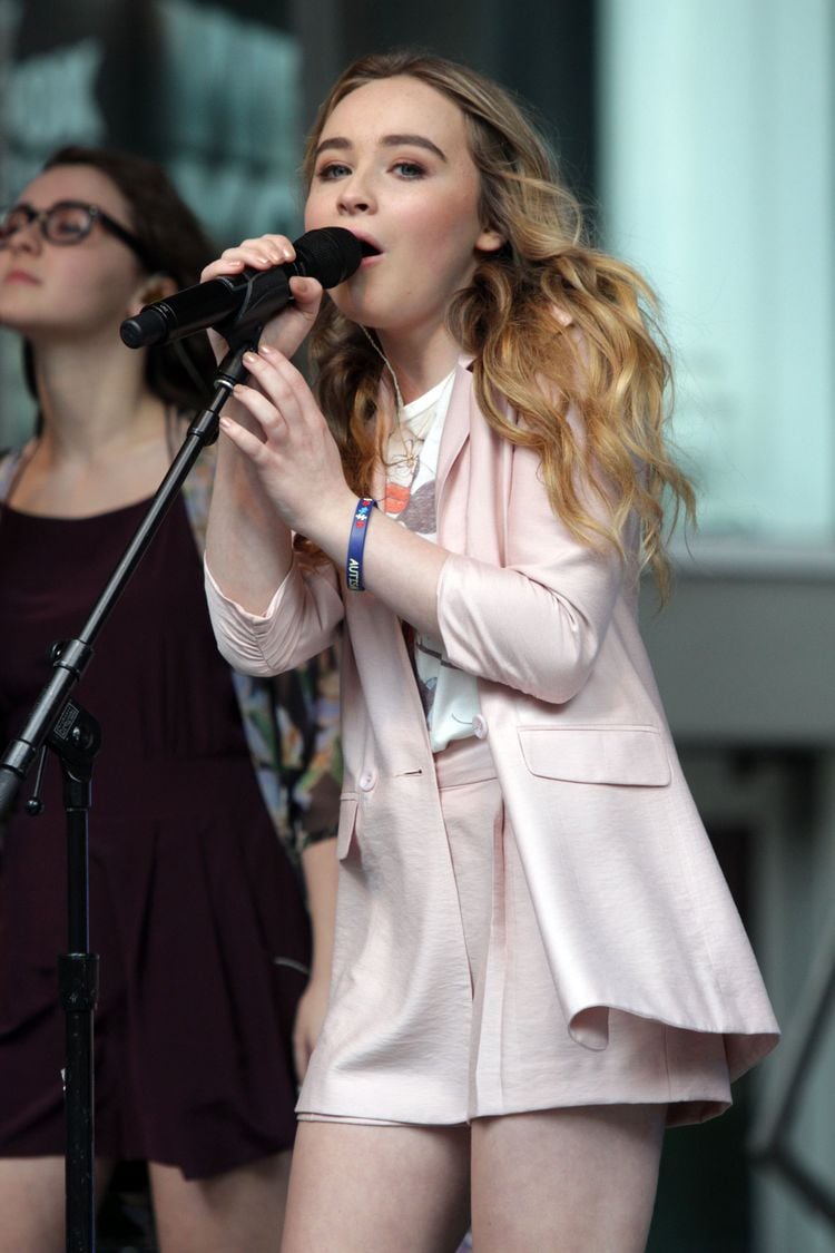 Sabrina Carpenter performs during the Fox And Friends All American Concert Series held at Fox Studios, New York.