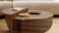 Ronde salontafel met twee niveaus