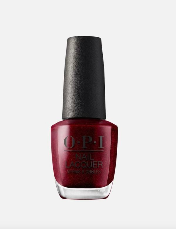 OPI oxblood nails