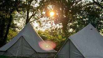festival glamping tent