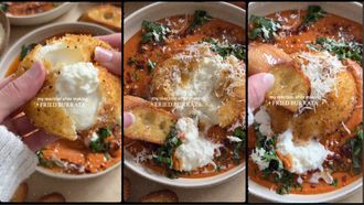 gefrituurde burrata