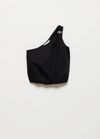 One-Shoulder top met goud detail