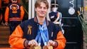 Jens en Melle van 't Wout schaatsen