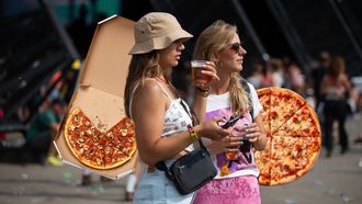 Pizza bestellen op Lowlands