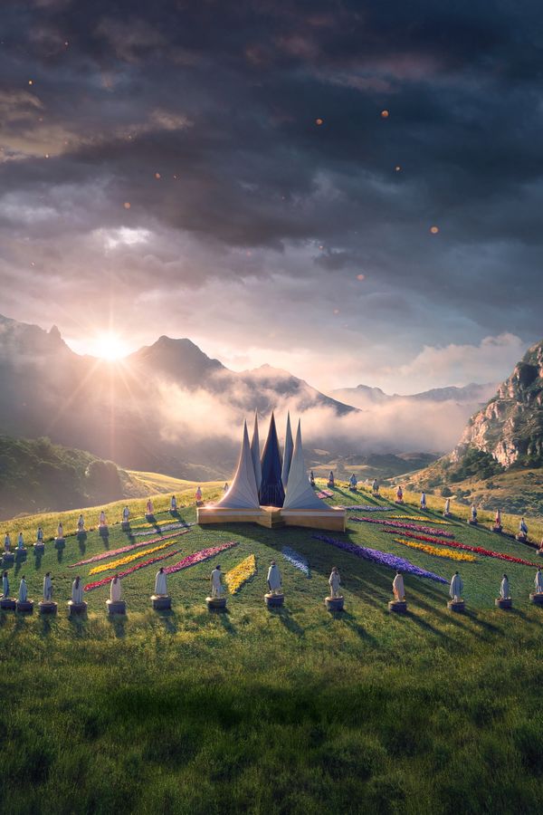 Poster van the Hunger games: Sunrise on the reaping