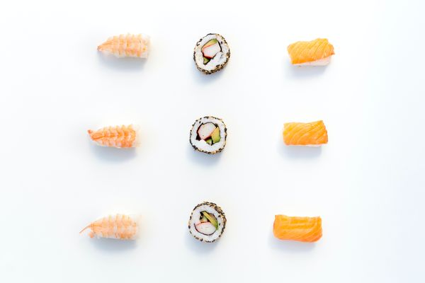 Sushi eten en drinken uitgaan