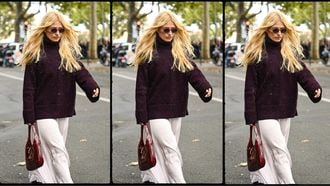 gebreide trui h&m sjaal