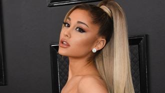 Ariana Grande curtain bangs dubbelganger instagram