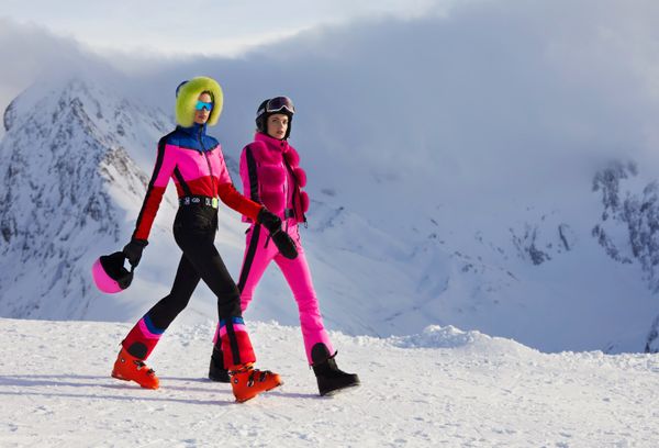 Roze ski-pak van Goldbergh