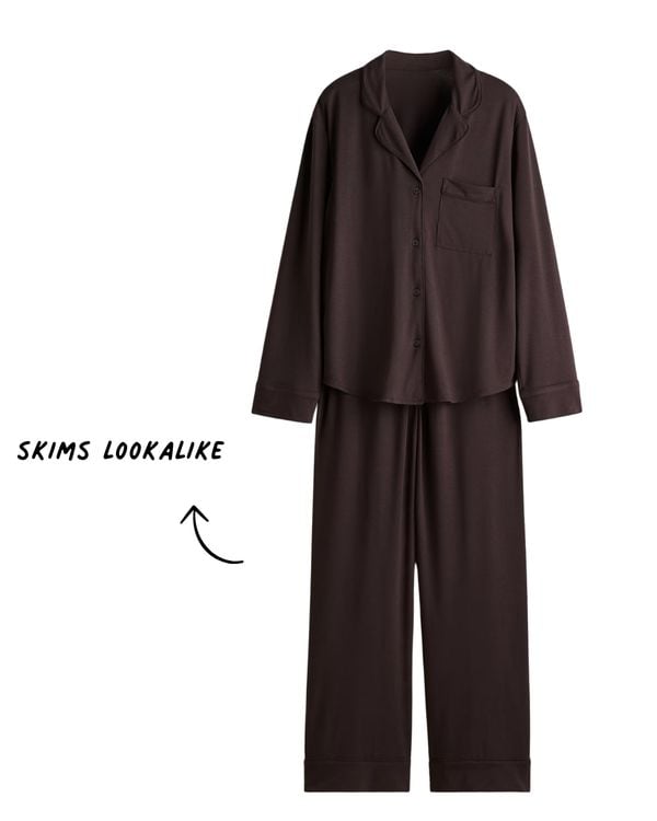 skims dupe pyjama