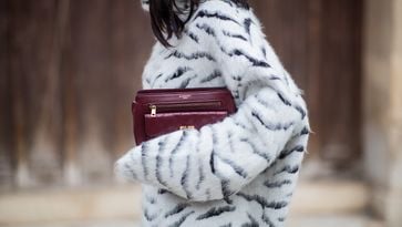 zebraprint trui h&M mohair