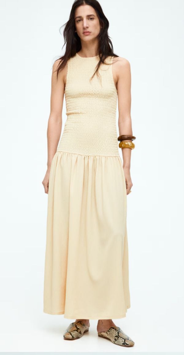 H&M gele jurk