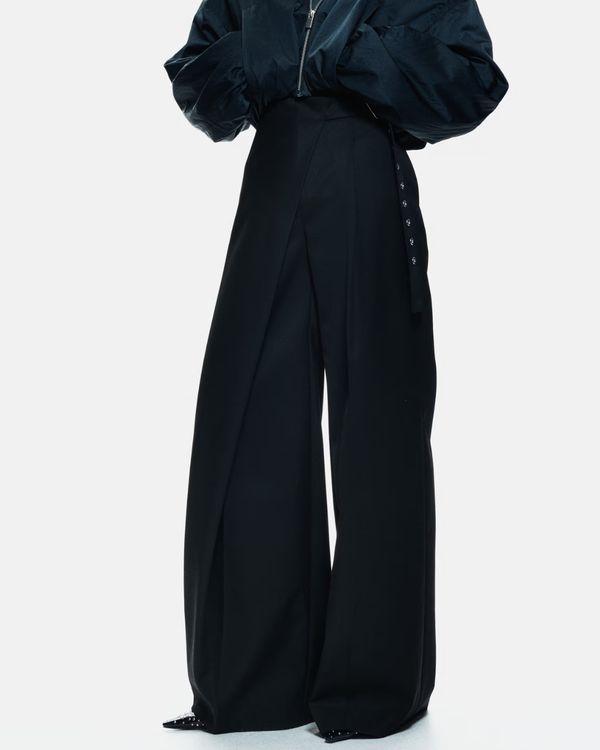 Pantalon overslag H&M wol