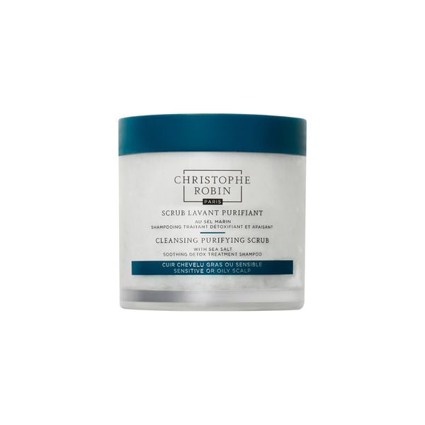 Sea salt scrub Christope Robin tip volume in haar