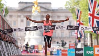 Sebastian Sawe ontbijt marathon