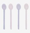 Lepeltjes glas pastel (4 stuks)