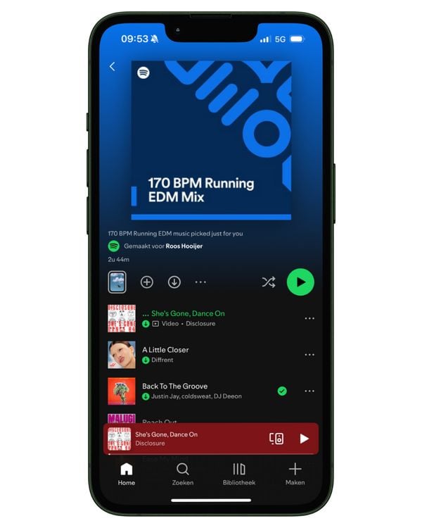 170BPM running mix spotify