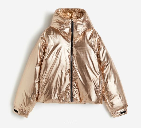 Gouden ski jas van H&M