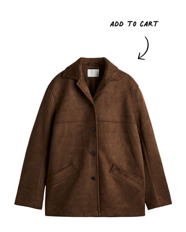 hm suede jas favoriet herfst
