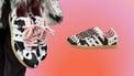 Adidas cowprint sneakers