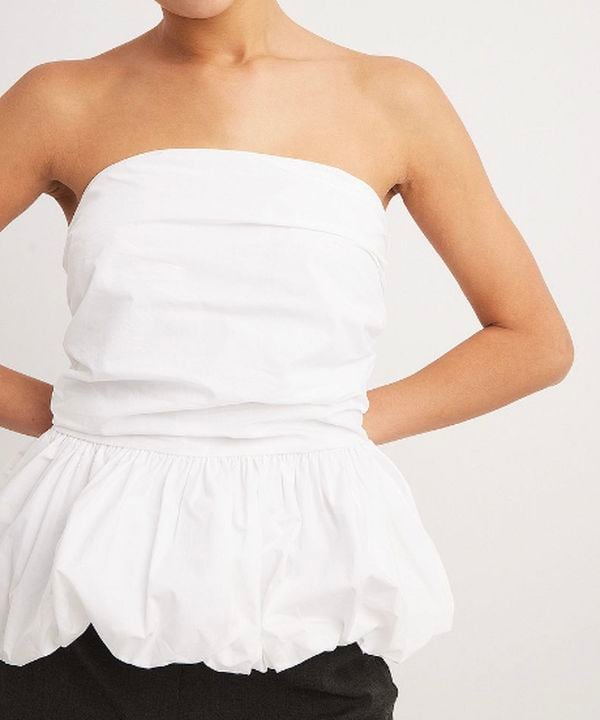 NA-KD peplum top