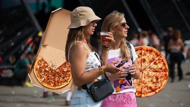 Pizza bestellen op Lowlands