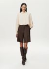Imitatieleren bermuda shorts