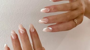 simpele nailart nagels