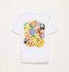 T-shirt fruitsticker print
