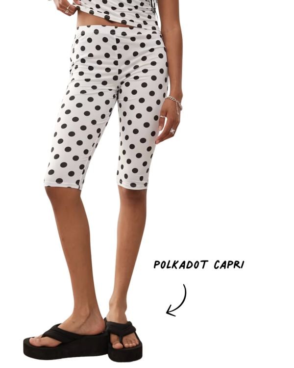 broek hailey bieber capri