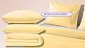 butter yellow botergeel dekbed HEMA