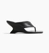 Wedge-heeled slippers