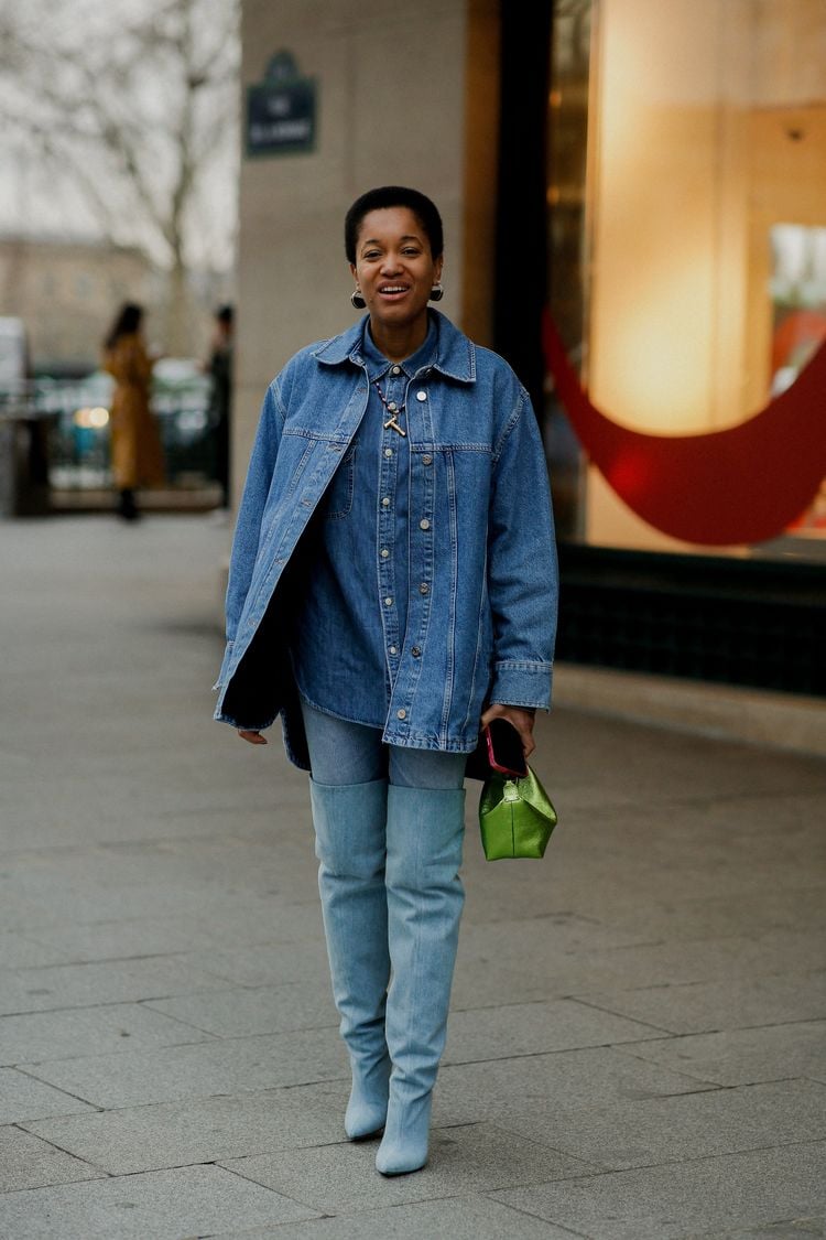 Street Style At Patou Fall Winter 2023 Show