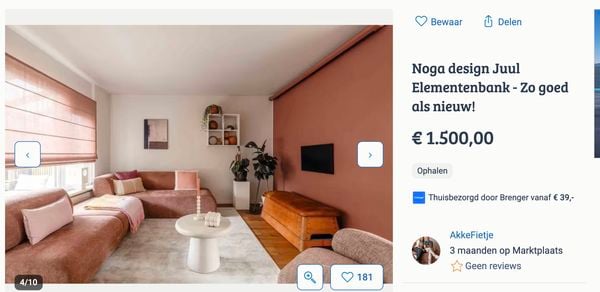 vtwonen bank op marktplaats