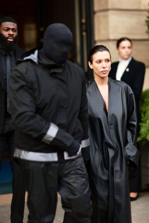 Kanye West And Bianca Censori Leaving The Ritz In Paris - 28 Feb 2024