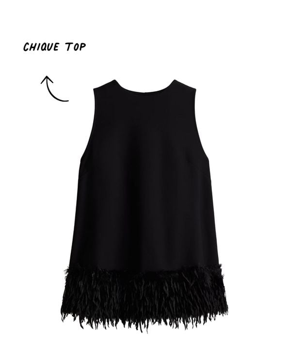 chique kerst top feestdagen outfit hm