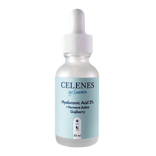 Celenes by Sweden - Goji Hyaluronic Acid Serum - Hyaluronzuur 2% + Ferment Actieve Gojibessen