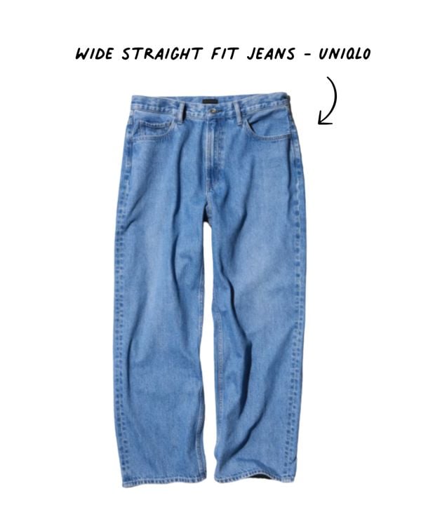 Uniqlo Wide Straight Fit Jeans