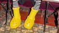 big yellow boots